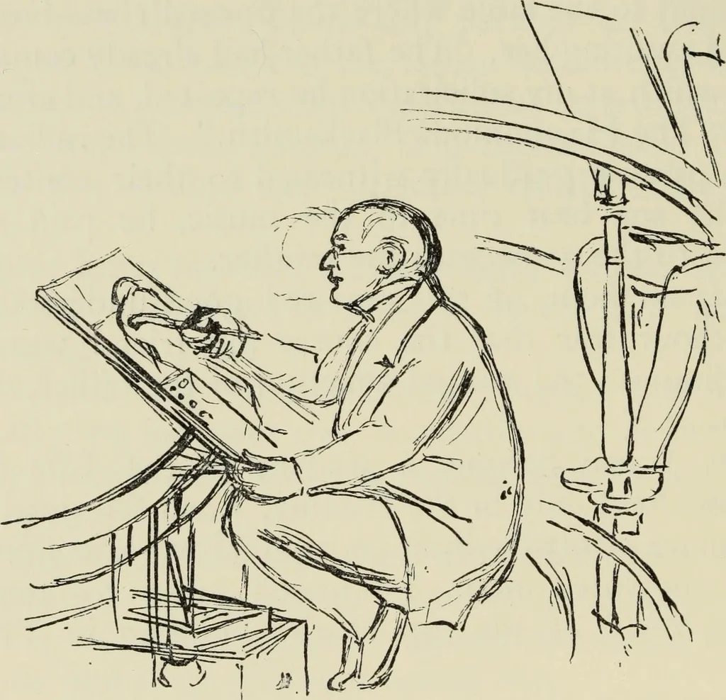 An illustration from Pre-Raphaelitism and the Pre-Raphaelite Brotherhood, 1905, leaf 135