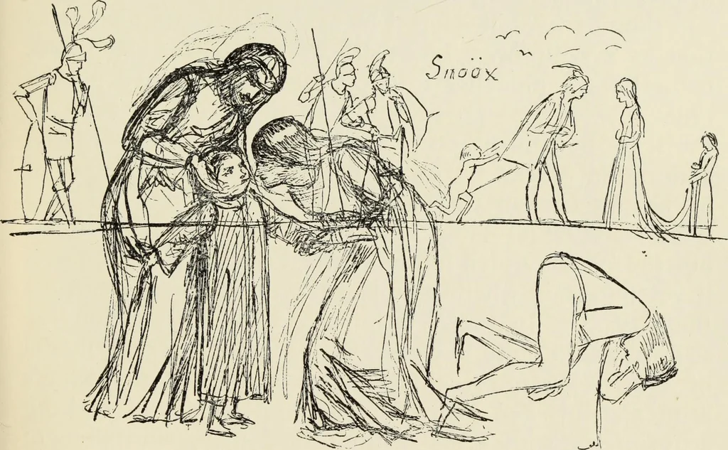An illustration from Pre-Raphaelitism and the Pre-Raphaelite Brotherhood, 1905, leaf 158