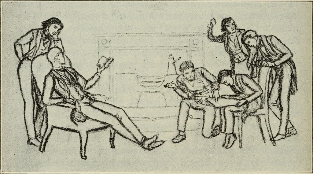 An illustration from Pre-Raphaelitism and the Pre-Raphaelite Brotherhood, 1905, leaf 183