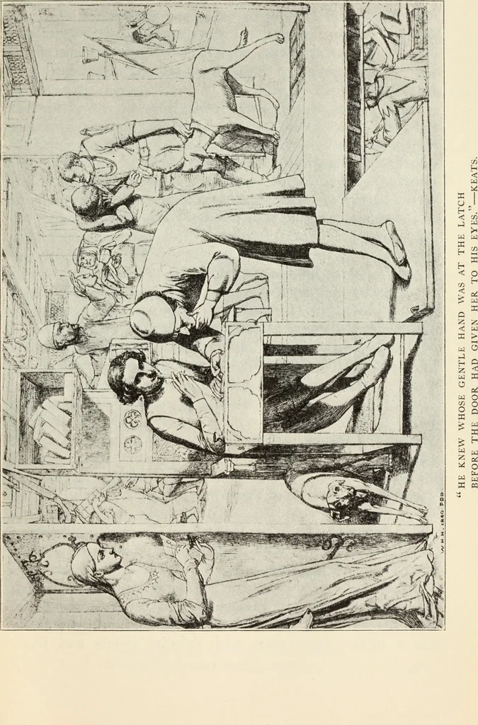 An illustration from Pre-Raphaelitism and the Pre-Raphaelite Brotherhood, 1905, leaf 186
