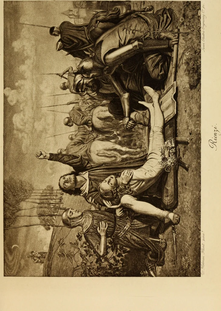 An illustration from Pre-Raphaelitism and the Pre-Raphaelite Brotherhood, 1905, leaf 210