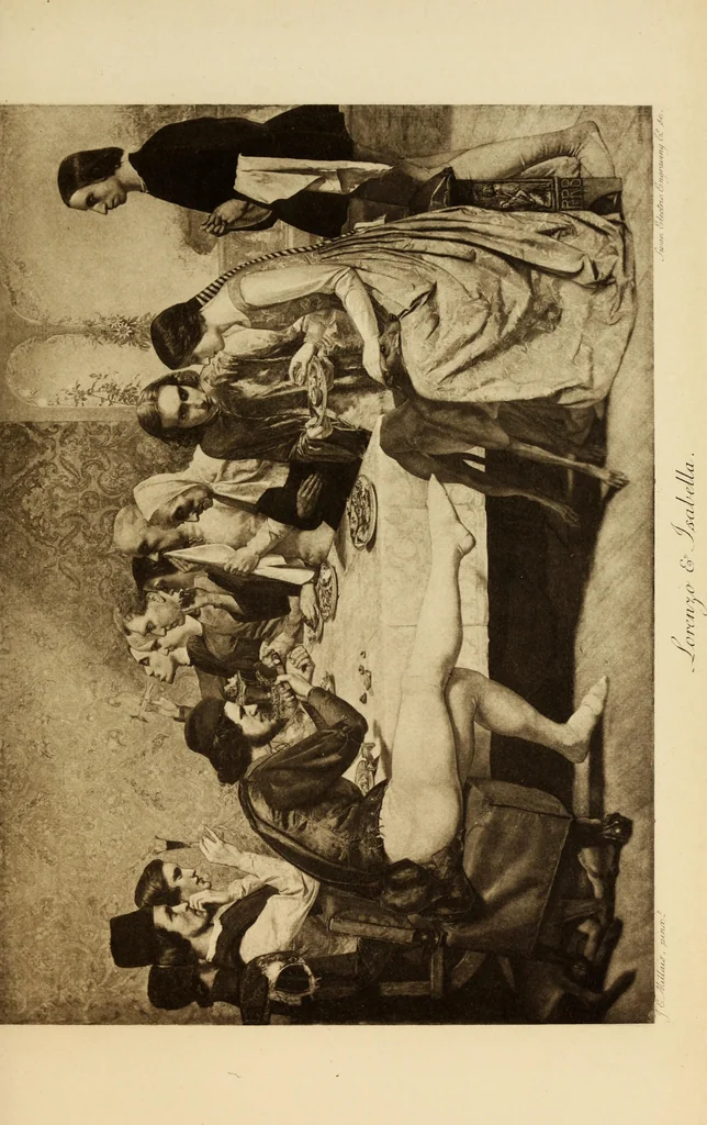 An illustration from Pre-Raphaelitism and the Pre-Raphaelite Brotherhood, 1905, leaf 224