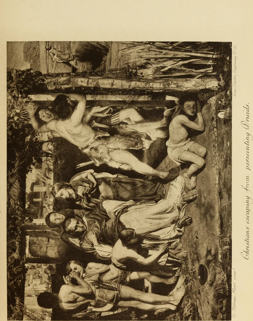 An illustration from Pre-Raphaelitism and the Pre-Raphaelite Brotherhood, 1905, leaf 244