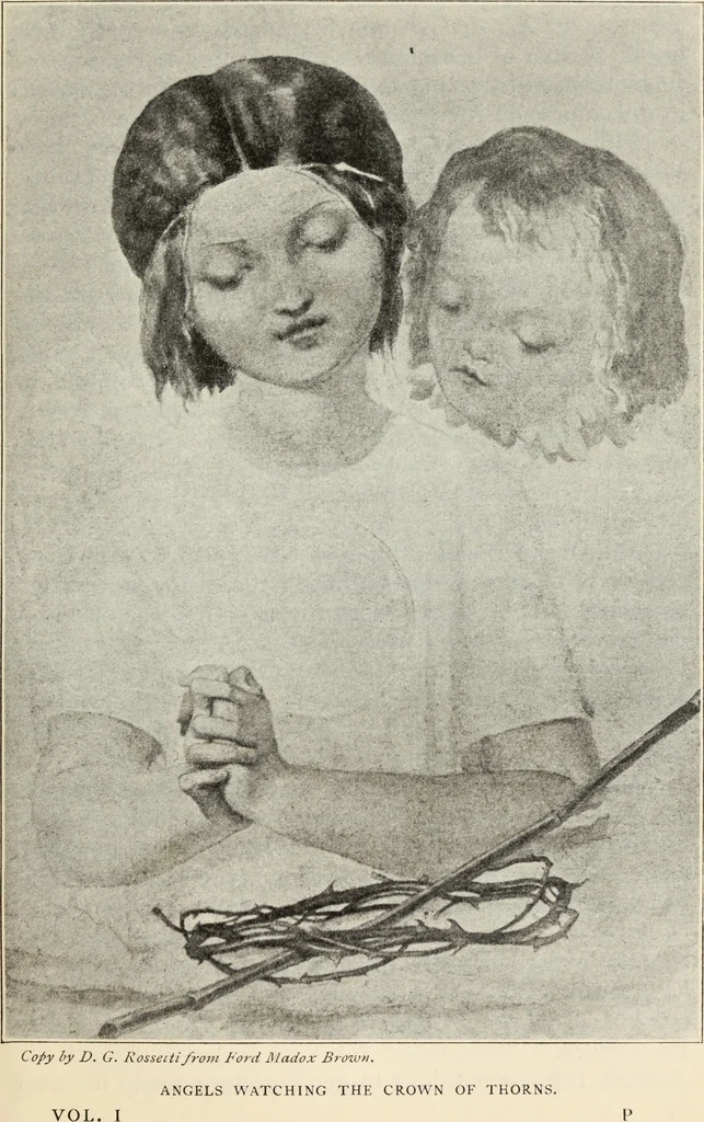 An illustration from Pre-Raphaelitism and the Pre-Raphaelite Brotherhood, 1905, leaf 260