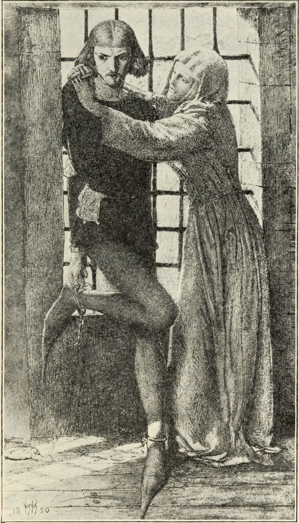 An illustration from Pre-Raphaelitism and the Pre-Raphaelite Brotherhood, 1905, leaf 264