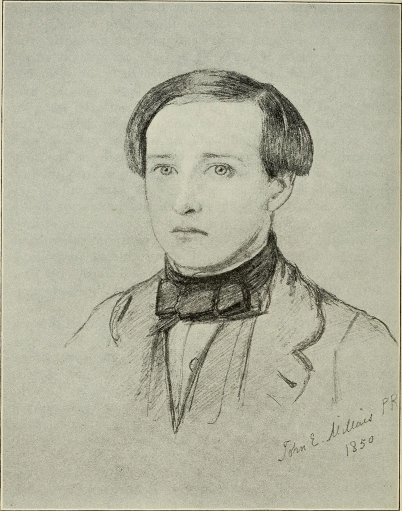 An illustration from Pre-Raphaelitism and the Pre-Raphaelite Brotherhood, 1905, leaf 291