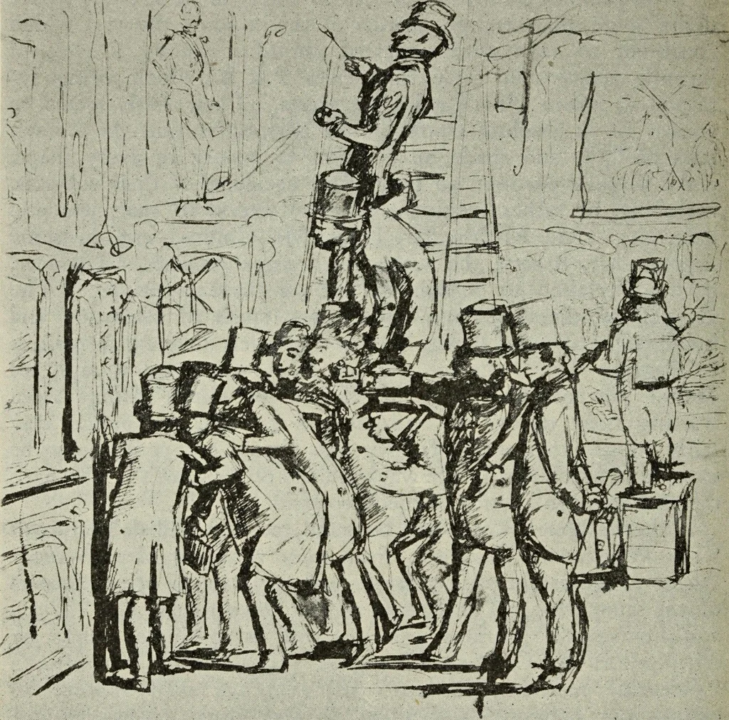 An illustration from Pre-Raphaelitism and the Pre-Raphaelite Brotherhood, 1905, leaf 303