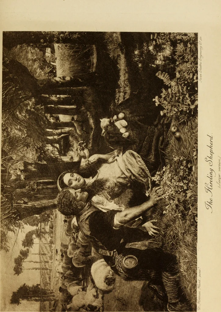 An illustration from Pre-Raphaelitism and the Pre-Raphaelite Brotherhood, 1905, leaf 374