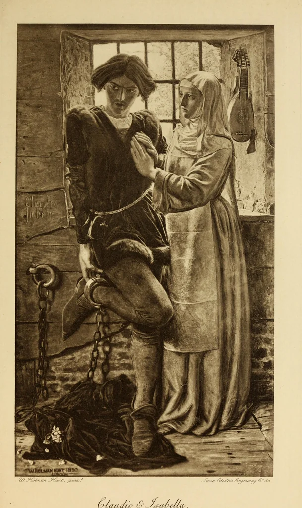 An illustration from Pre-Raphaelitism and the Pre-Raphaelite Brotherhood, 1905, leaf 406