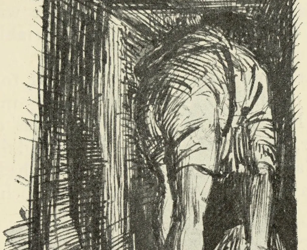 An illustration from Pre-Raphaelitism and the Pre-Raphaelite Brotherhood, 1905, leaf 450