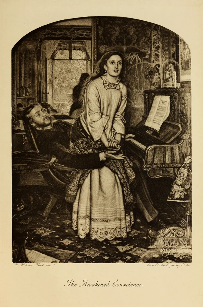 An illustration from Pre-Raphaelitism and the Pre-Raphaelite Brotherhood, 1905, leaf 516