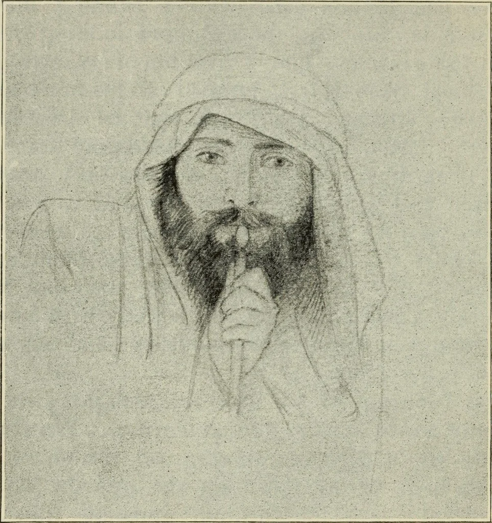 An illustration from Pre-Raphaelitism and the Pre-Raphaelite Brotherhood, 1905, leaf 529