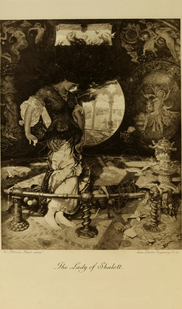 An illustration from Pre-Raphaelitism and the Pre-Raphaelite Brotherhood, 1905, leaf 7