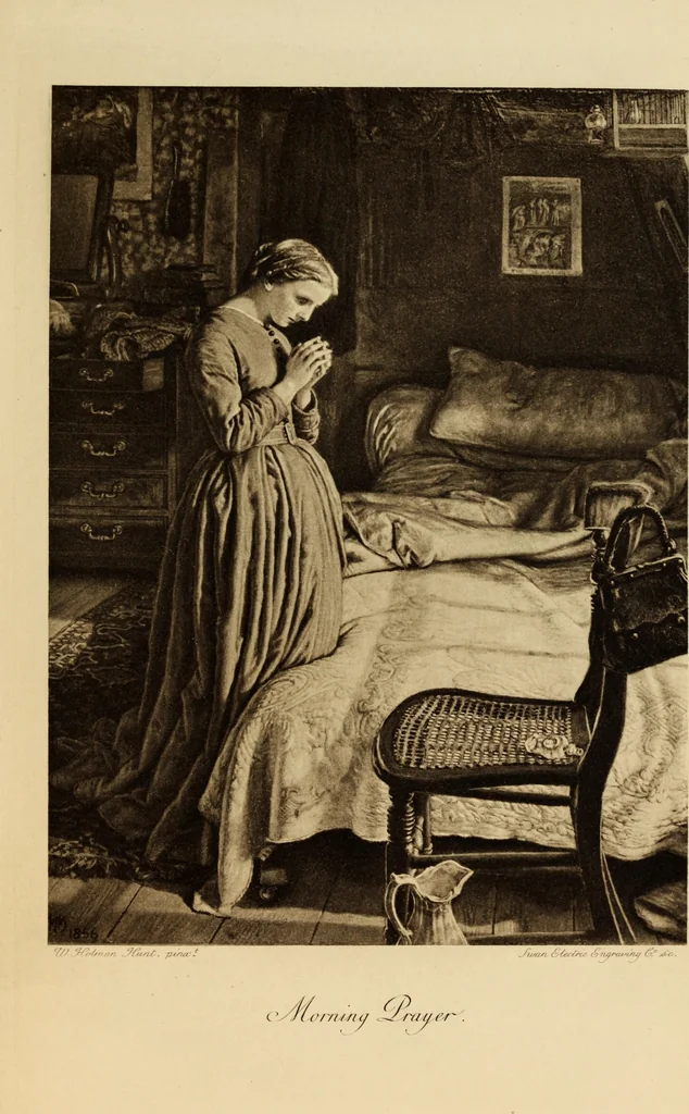 An illustration from Pre-Raphaelitism and the Pre-Raphaelite Brotherhood, 1905, leaf 98