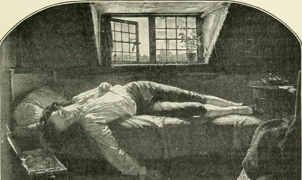 An illustration from Pre-Raphaelitism and the pre-Raphaelite brotherhood, 1905, leaf 114