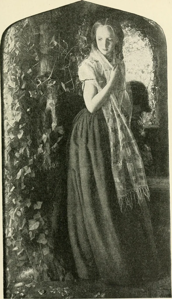 An illustration from Pre-Raphaelitism and the pre-Raphaelite brotherhood, 1905, leaf 116
