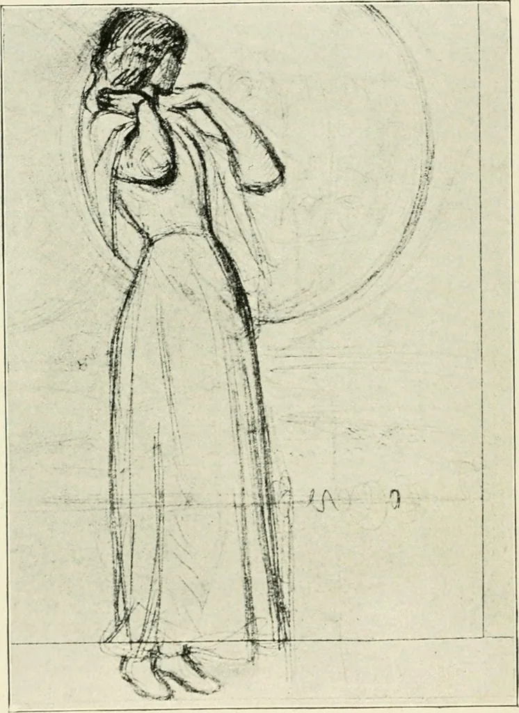 An illustration from Pre-Raphaelitism and the pre-Raphaelite brotherhood, 1905, leaf 127