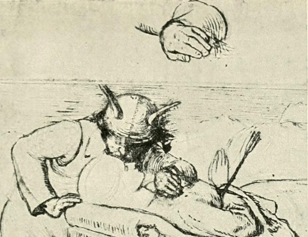 An illustration from Pre-Raphaelitism and the pre-Raphaelite brotherhood, 1905, leaf 134