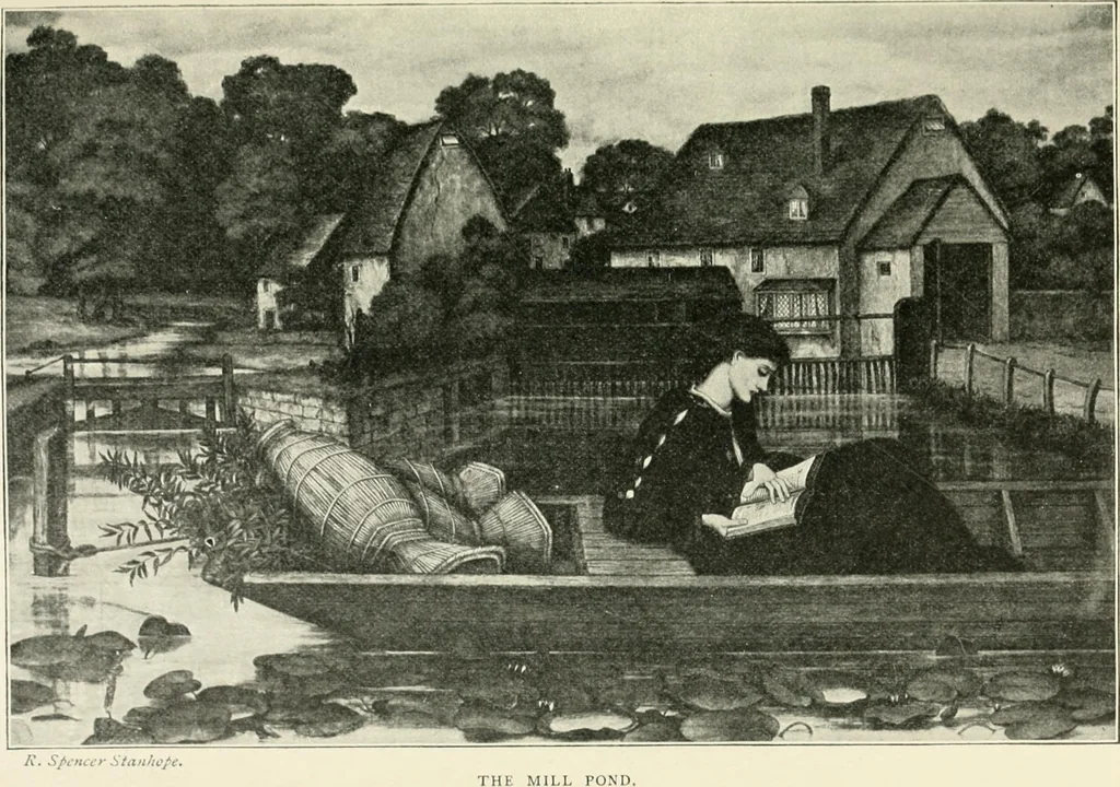 An illustration from Pre-Raphaelitism and the pre-Raphaelite brotherhood, 1905, leaf 164