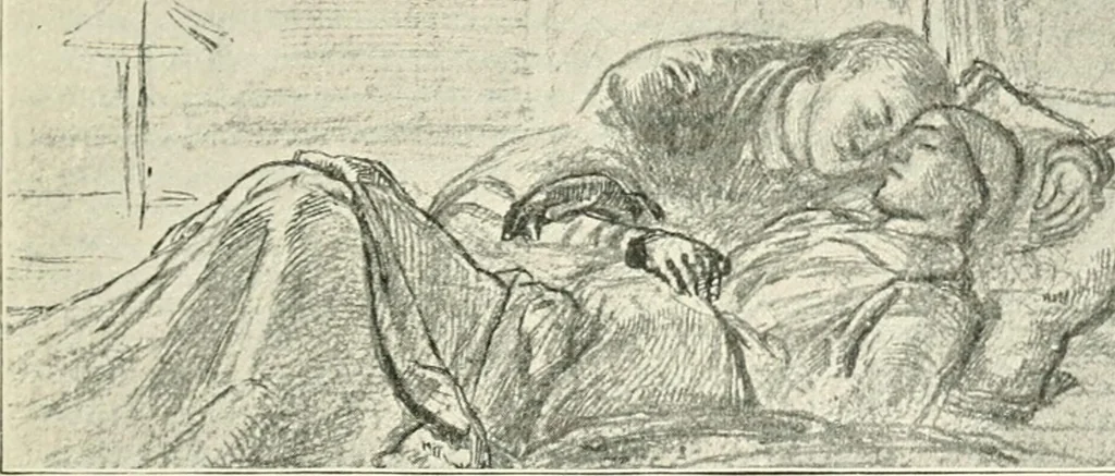 An illustration from Pre-Raphaelitism and the pre-Raphaelite brotherhood, 1905, leaf 178
