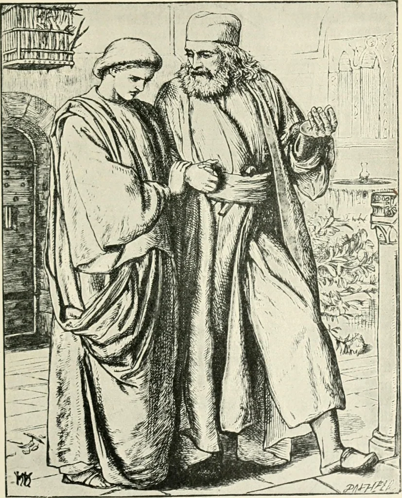 An illustration from Pre-Raphaelitism and the pre-Raphaelite brotherhood, 1905, leaf 186