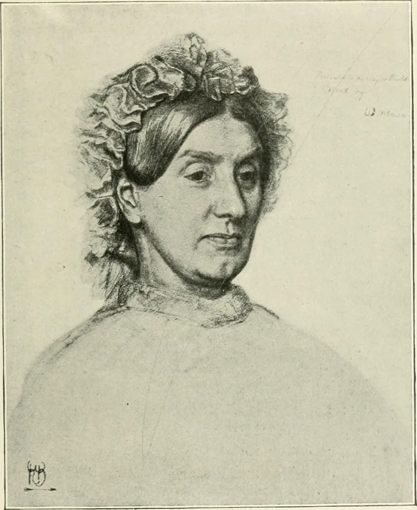 An illustration from Pre-Raphaelitism and the pre-Raphaelite brotherhood, 1905, leaf 216