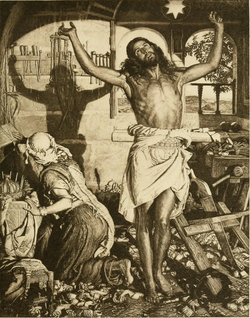 An illustration from Pre-Raphaelitism and the pre-Raphaelite brotherhood, 1905, leaf 348