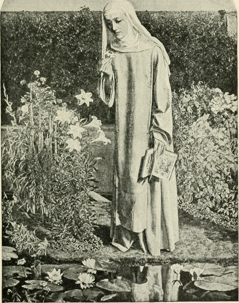 An illustration from Pre-Raphaelitism and the pre-Raphaelite brotherhood, 1905, leaf 360