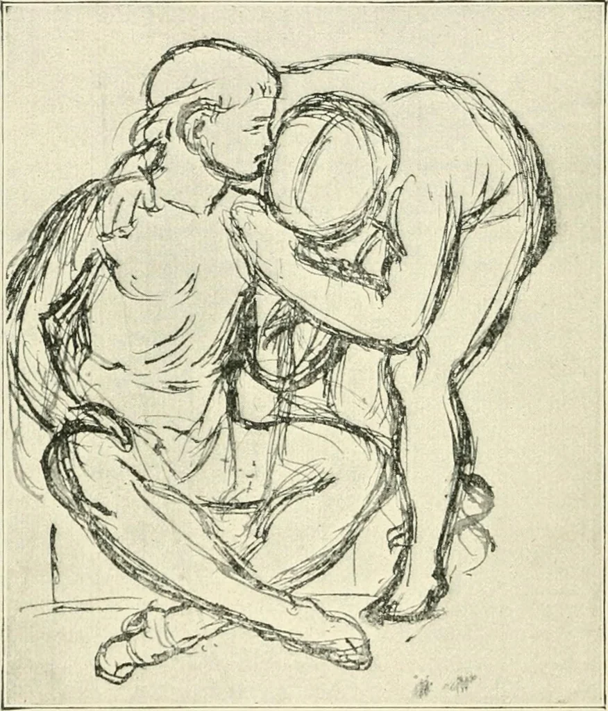 An illustration from Pre-Raphaelitism and the pre-Raphaelite brotherhood, 1905, leaf 363