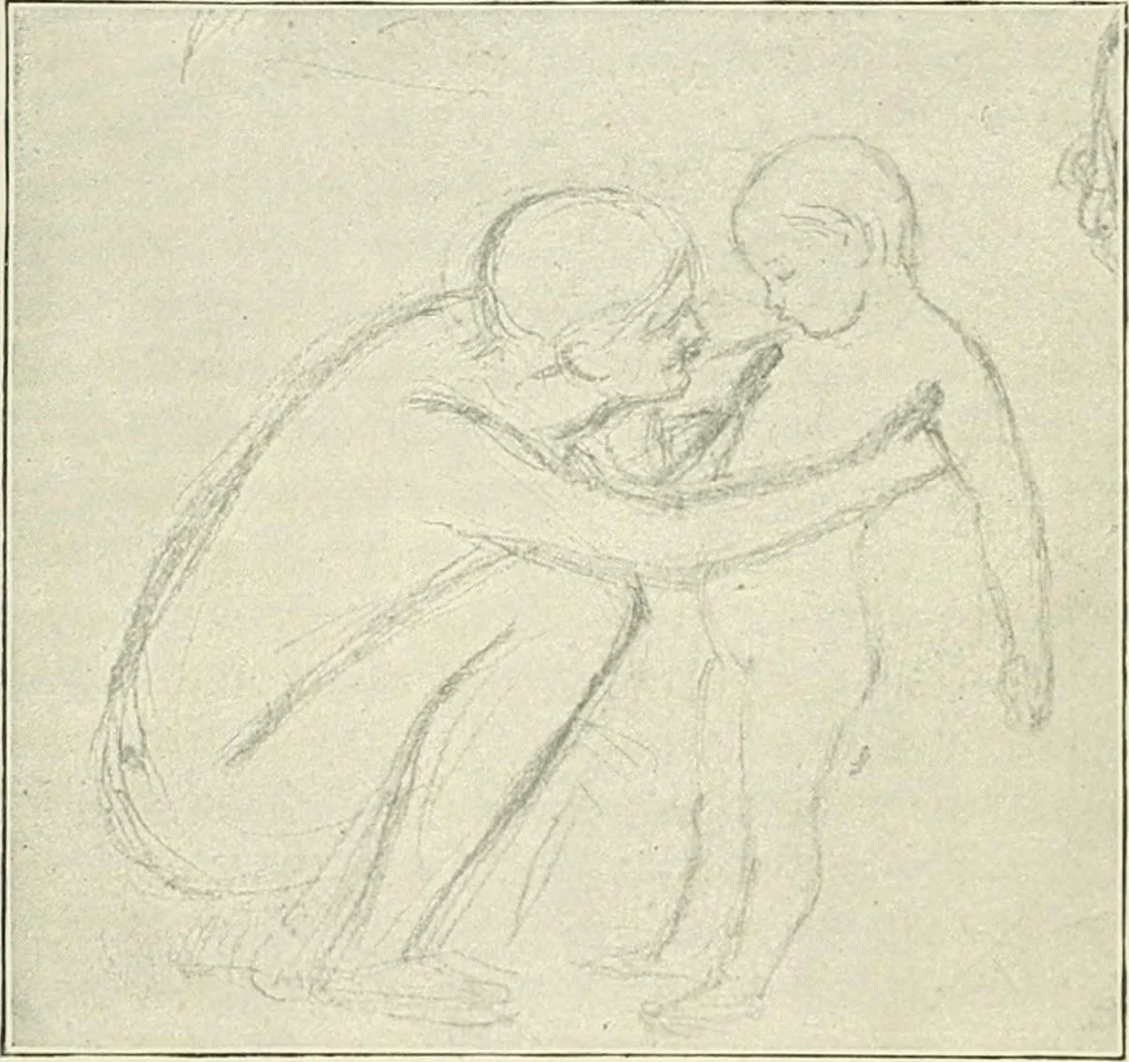 An illustration from Pre-Raphaelitism and the pre-Raphaelite brotherhood, 1905, leaf 365