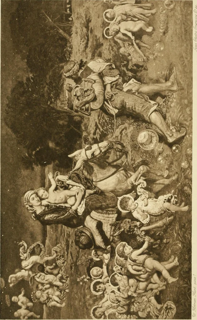 An illustration from Pre-Raphaelitism and the pre-Raphaelite brotherhood, 1905, leaf 373