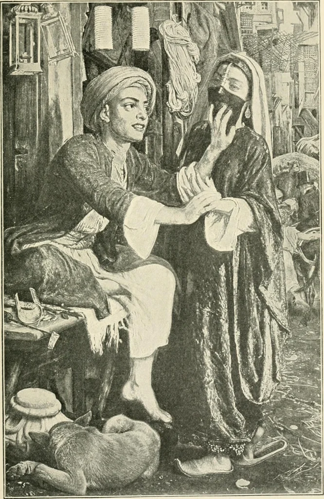 An illustration from Pre-Raphaelitism and the pre-Raphaelite brotherhood, 1905, leaf 38