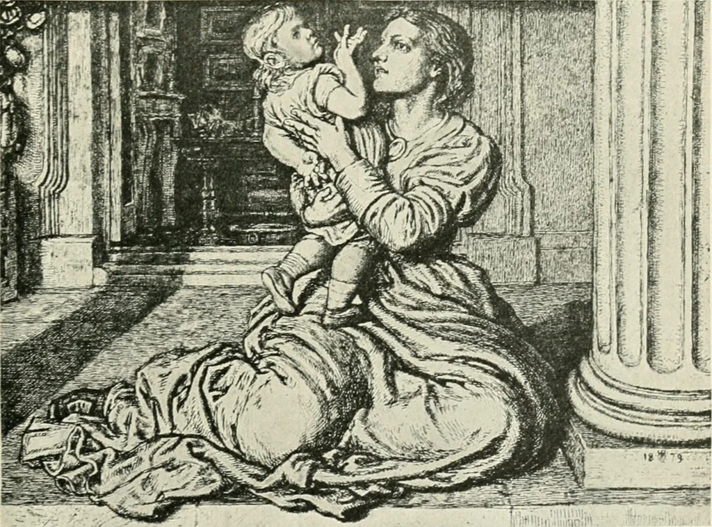An illustration from Pre-Raphaelitism and the pre-Raphaelite brotherhood, 1905, leaf 380