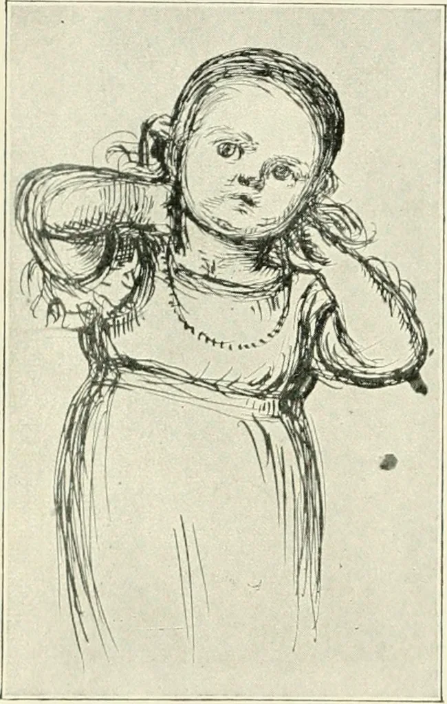 An illustration from Pre-Raphaelitism and the pre-Raphaelite brotherhood, 1905, leaf 381