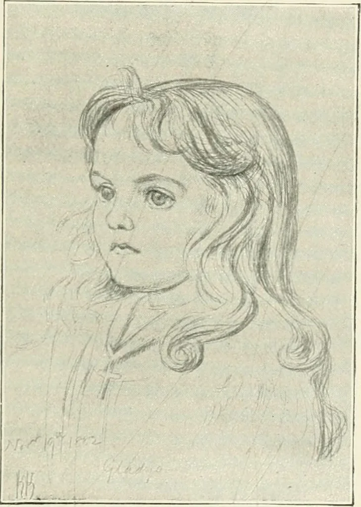 An illustration from Pre-Raphaelitism and the pre-Raphaelite brotherhood, 1905, leaf 384