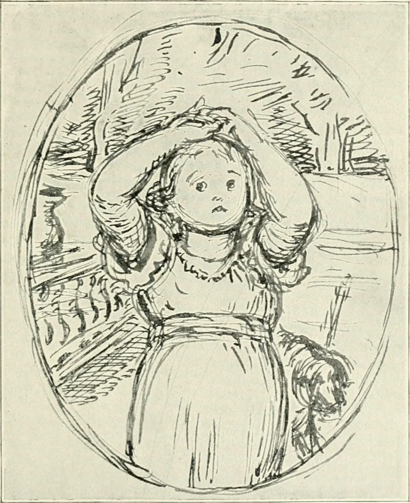 An illustration from Pre-Raphaelitism and the pre-Raphaelite brotherhood, 1905, leaf 386