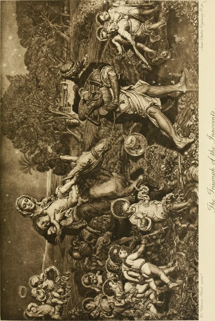 An illustration from Pre-Raphaelitism and the pre-Raphaelite brotherhood, 1905, leaf 390