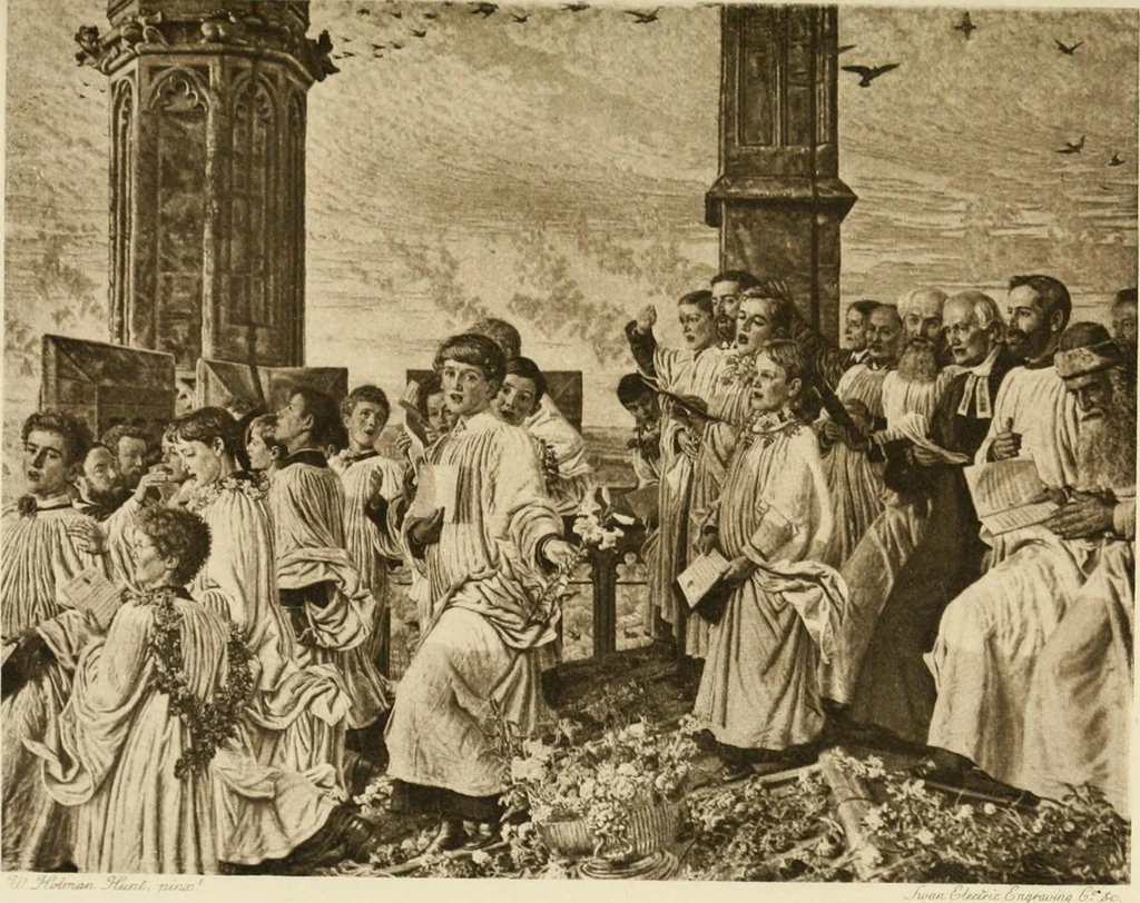 An illustration from Pre-Raphaelitism and the pre-Raphaelite brotherhood, 1905, leaf 430