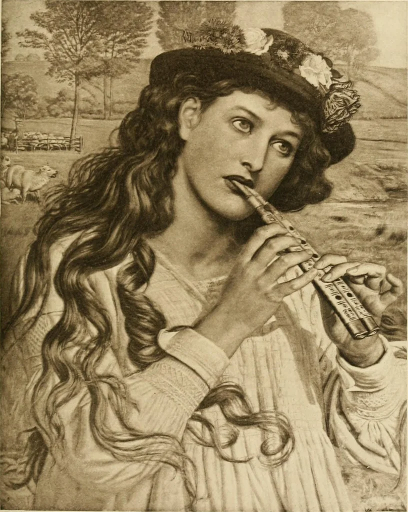 An illustration from Pre-Raphaelitism and the pre-Raphaelite brotherhood, 1905, leaf 88