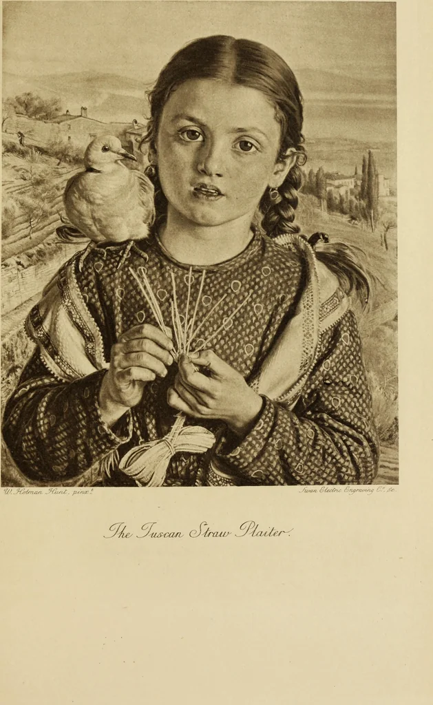 An illustration from Pre-Raphaelitism and the Pre-Raphaelite Brotherhood, 1905, leaf 174
