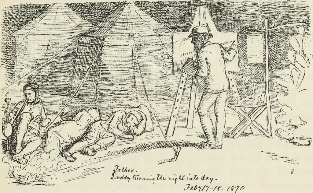 An illustration from Pre-Raphaelitism and the Pre-Raphaelite Brotherhood, 1905, leaf 344