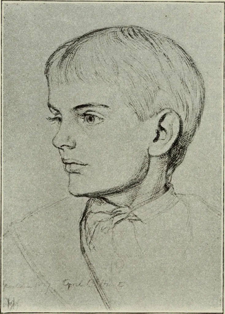 An illustration from Pre-Raphaelitism and the Pre-Raphaelite Brotherhood, 1905, leaf 371