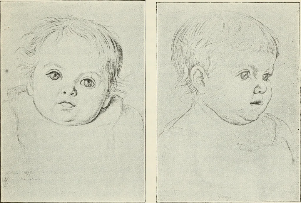 An illustration from Pre-Raphaelitism and the Pre-Raphaelite Brotherhood, 1905, leaf 374