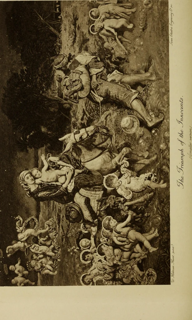 An illustration from Pre-Raphaelitism and the Pre-Raphaelite Brotherhood, 1905, leaf 377