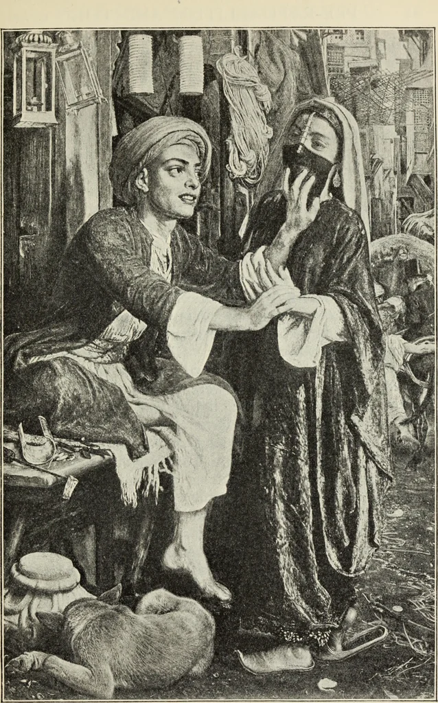 An illustration from Pre-Raphaelitism and the Pre-Raphaelite Brotherhood, 1905, leaf 38