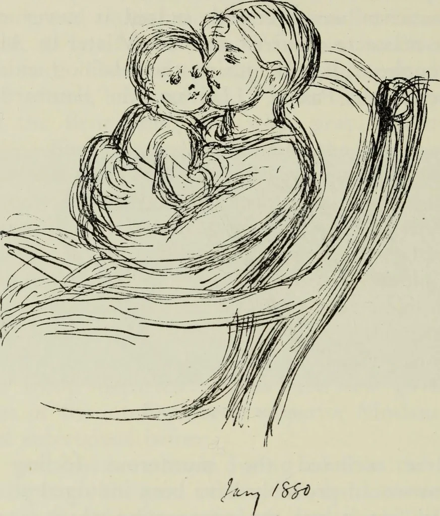An illustration from Pre-Raphaelitism and the Pre-Raphaelite Brotherhood, 1905, leaf 381
