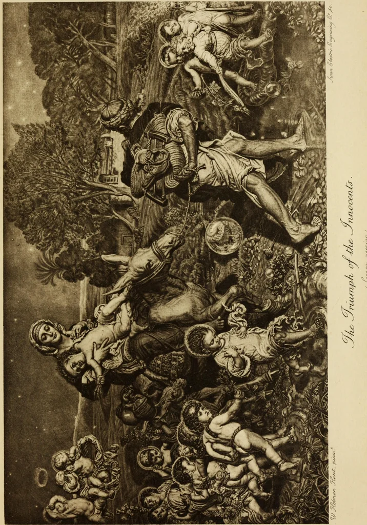 An illustration from Pre-Raphaelitism and the Pre-Raphaelite Brotherhood, 1905, leaf 394