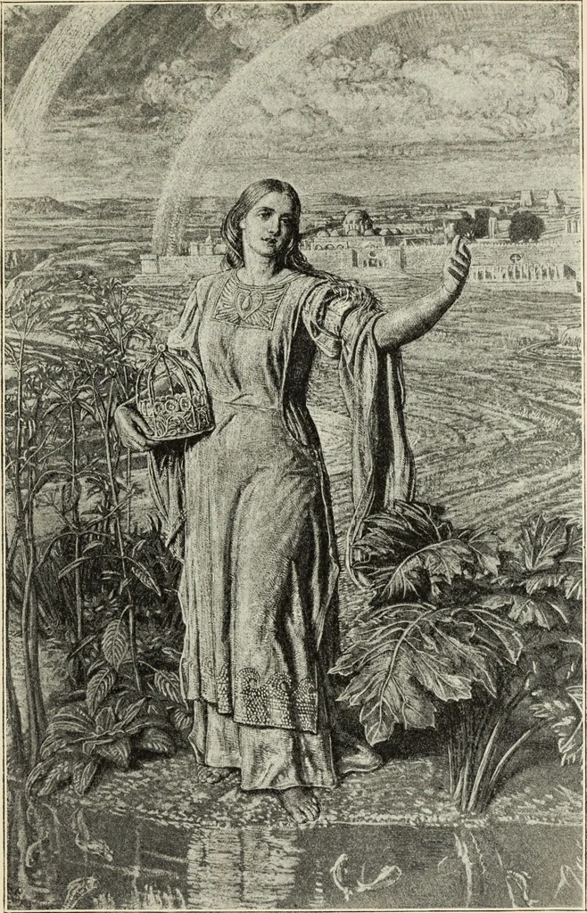 An illustration from Pre-Raphaelitism and the Pre-Raphaelite Brotherhood, 1905, leaf 456