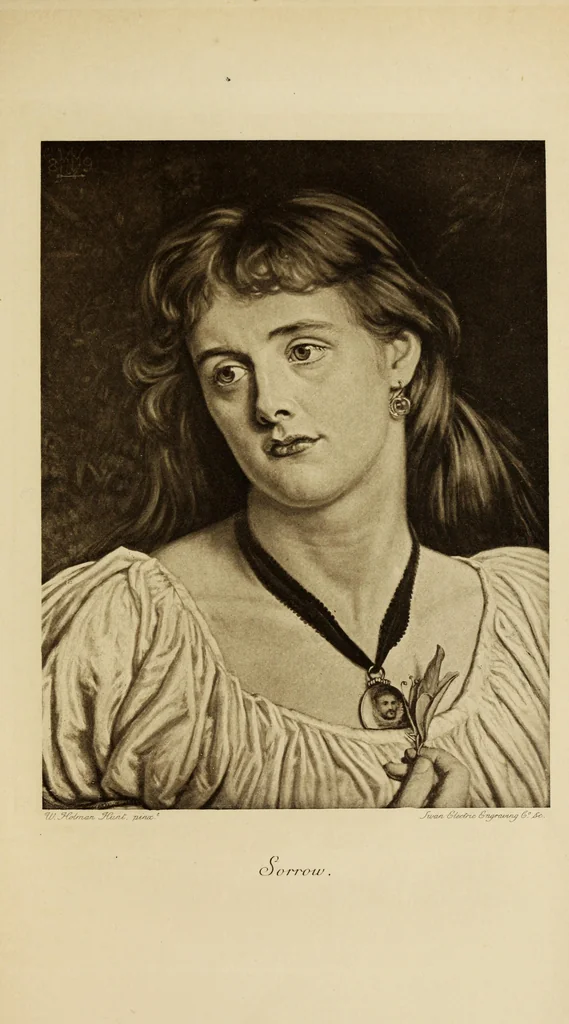 An illustration from Pre-Raphaelitism and the Pre-Raphaelite Brotherhood, 1905, leaf 522