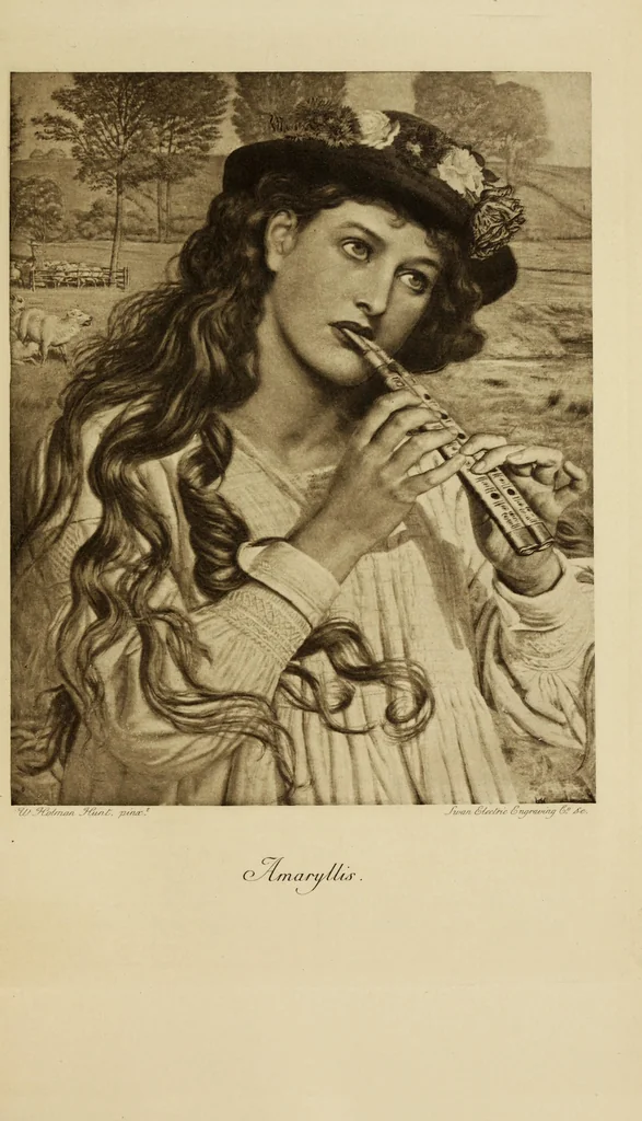 An illustration from Pre-Raphaelitism and the Pre-Raphaelite Brotherhood, 1905, leaf 88